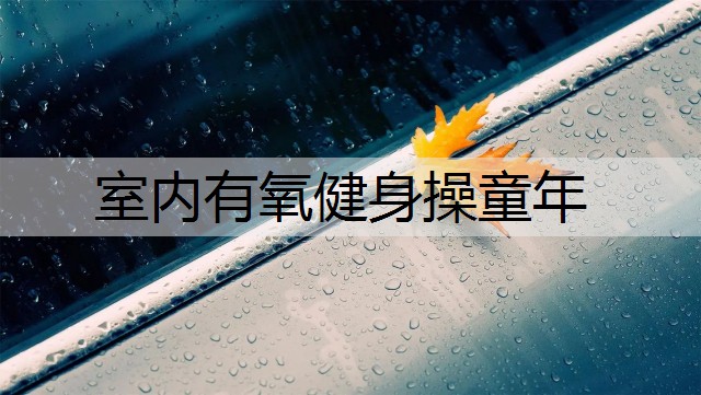 室内有氧健身操童年