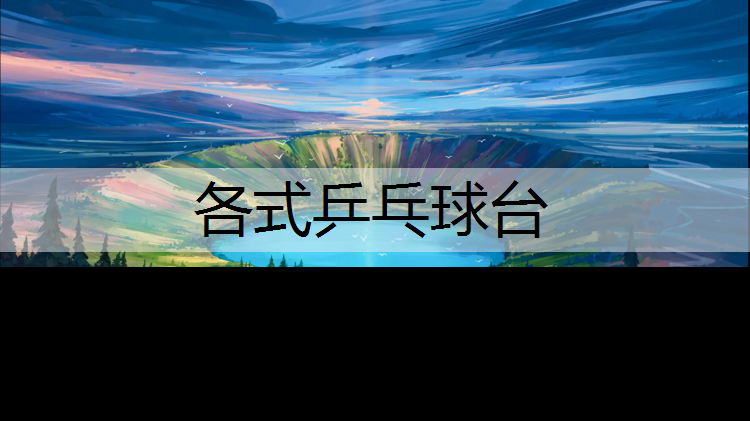 各式乒乓球台